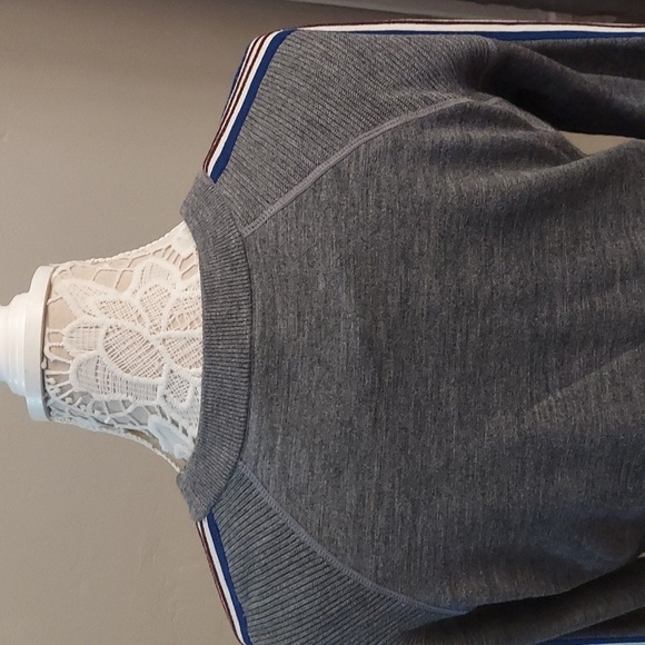 ATHLETA S Canyon Long Sleeve Thumbhole Pullover Striped Sleeve Sweater - Picture 10 of 14